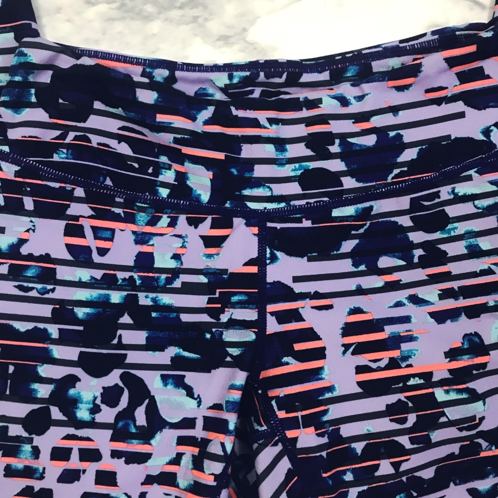 Zella Multicolor Striped Splatter Leggings XS - Picture 3 of 8
